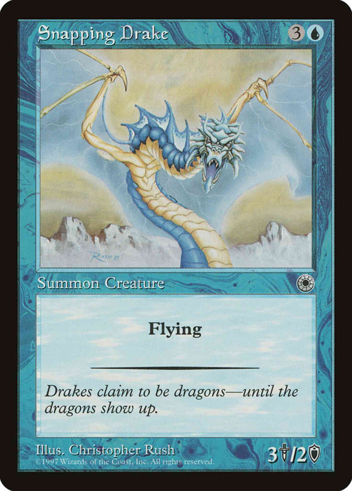 Snapping Drake [67] [No Reminder Text] [Portal 1] [Non-Foil]