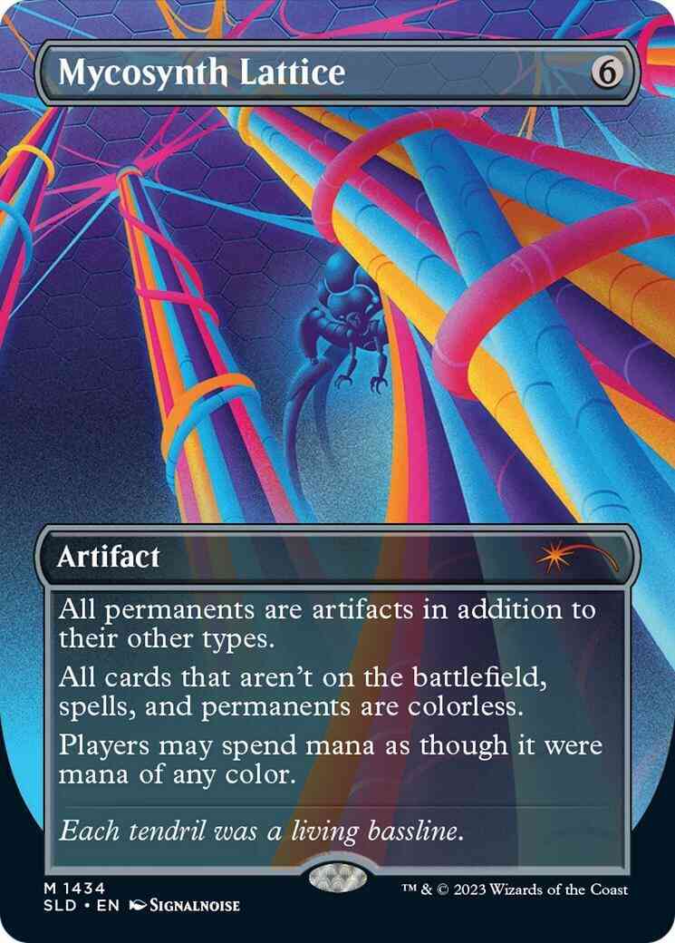 Mycosynth Lattice [1434] [Borderless] [Mycosynthwave] [Secret Lair Drop] [Non-Foil]
