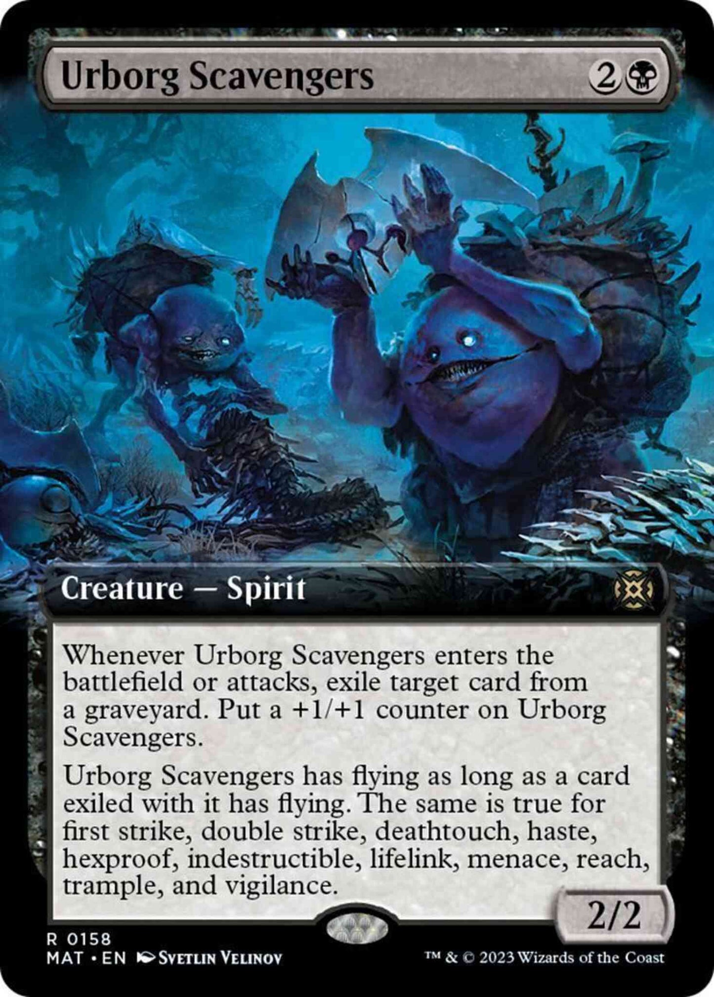Urborg Scavengers [158] [Extended Art] [March of the Machine: The Aftermath] [Non-Foil]