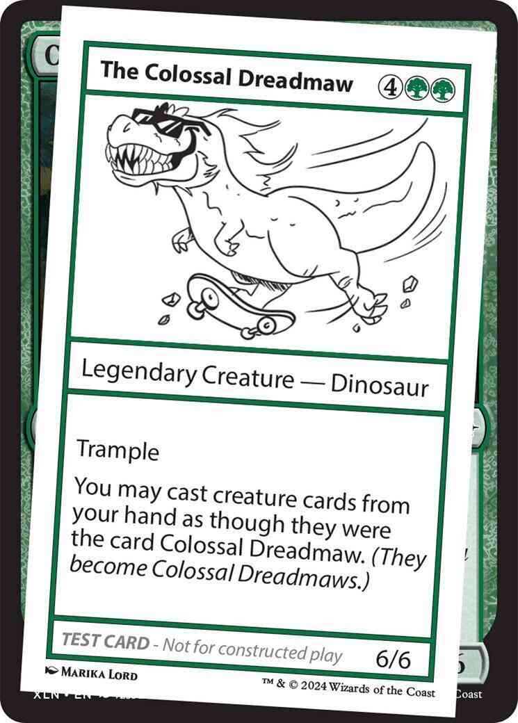 The Colossal Dreadmaw [336] [Playtest Card] [Mystery Booster 2] [Non-Foil]