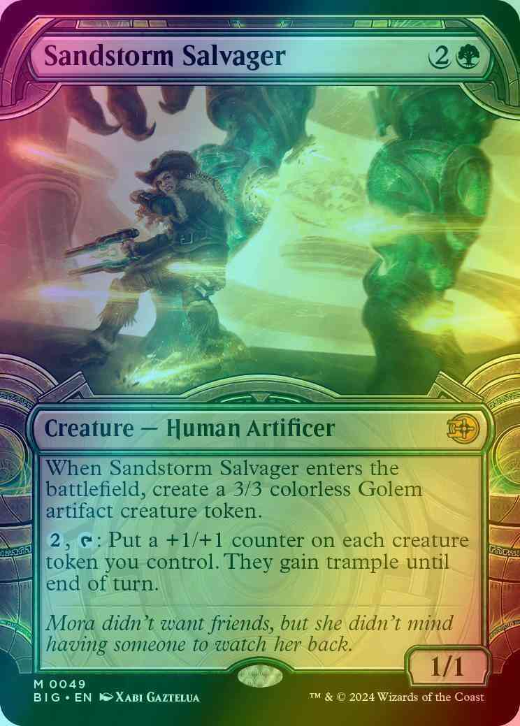 Sandstorm Salvager [49] [Vault Frame Showcase] [The Big Score] [Foil]