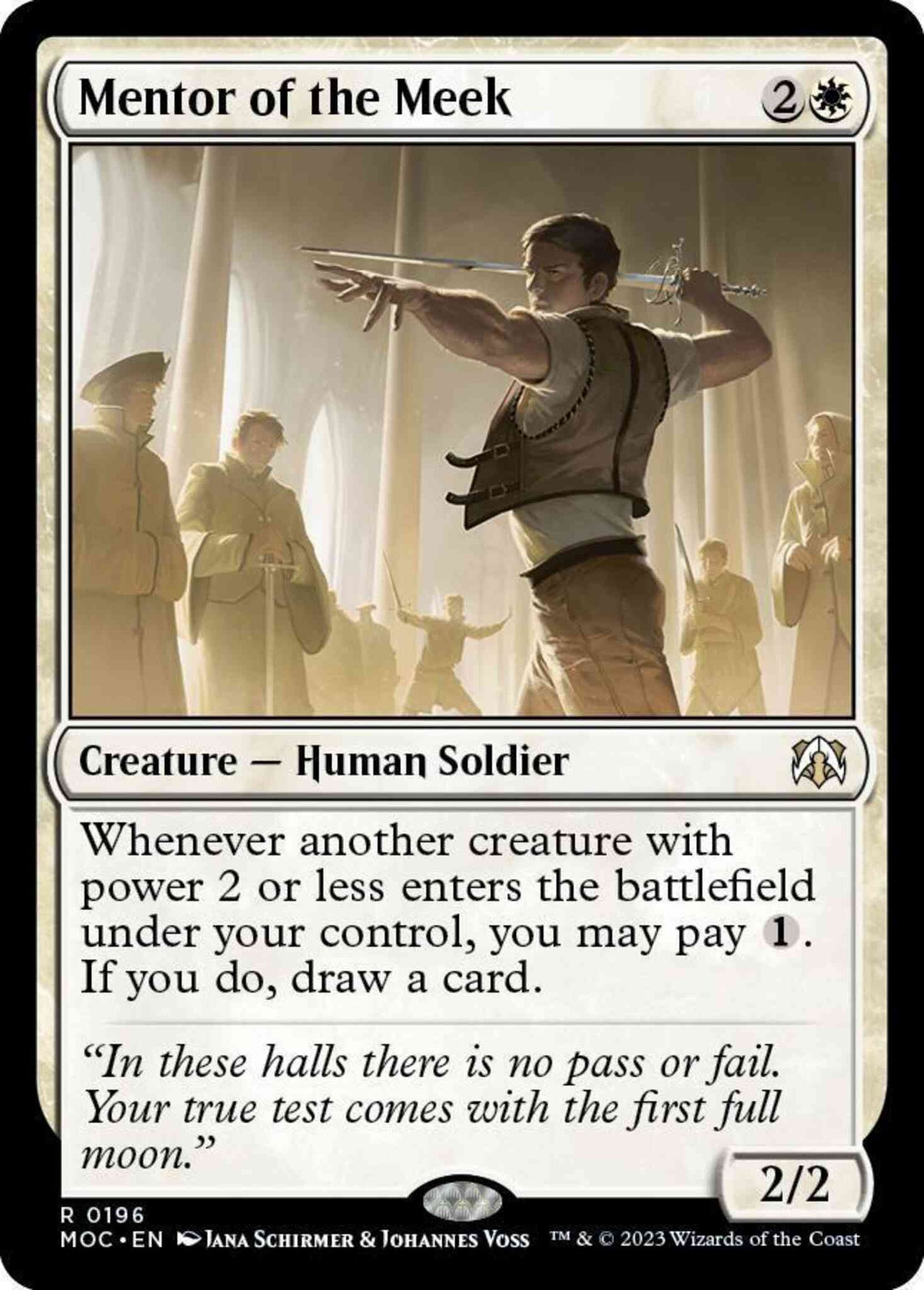 Mentor of the Meek [196] [March of the Machine: Commander] [Non-Foil]