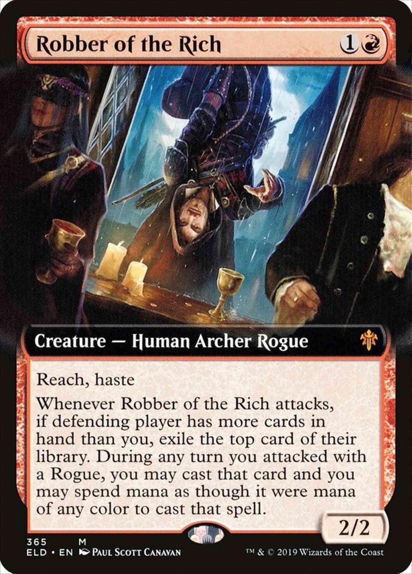 Robber of the Rich [365] [Extended Art] [Throne of Eldraine] [Non-Foil]
