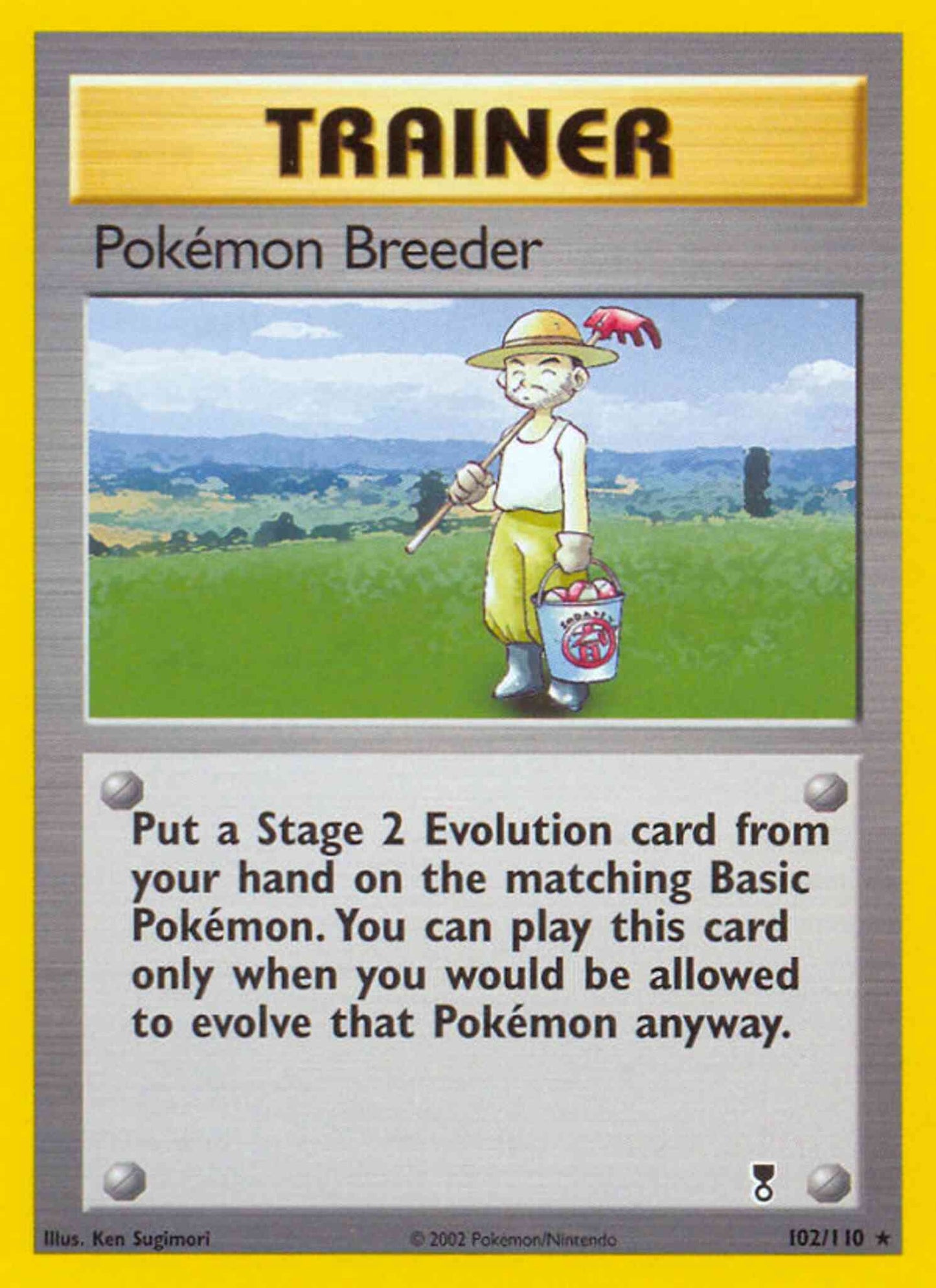 Pokémon Breeder - 102/110 - Rare [base6-102] [Non-Holo]