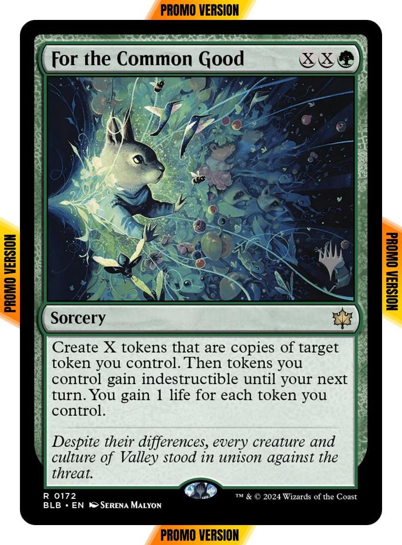 For the Common Good [172p] [Promo Pack] [Bloomburrow: Promos] [Non-Foil]