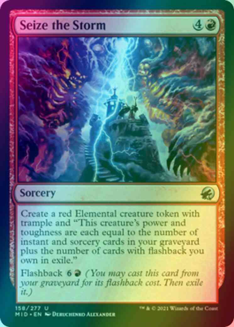 Seize the Storm [158] [Innistrad: Midnight Hunt] [Foil]