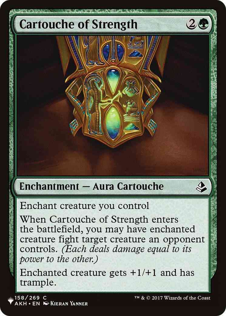 Cartouche of Strength [AKH-158] [The List] [Non-Foil]