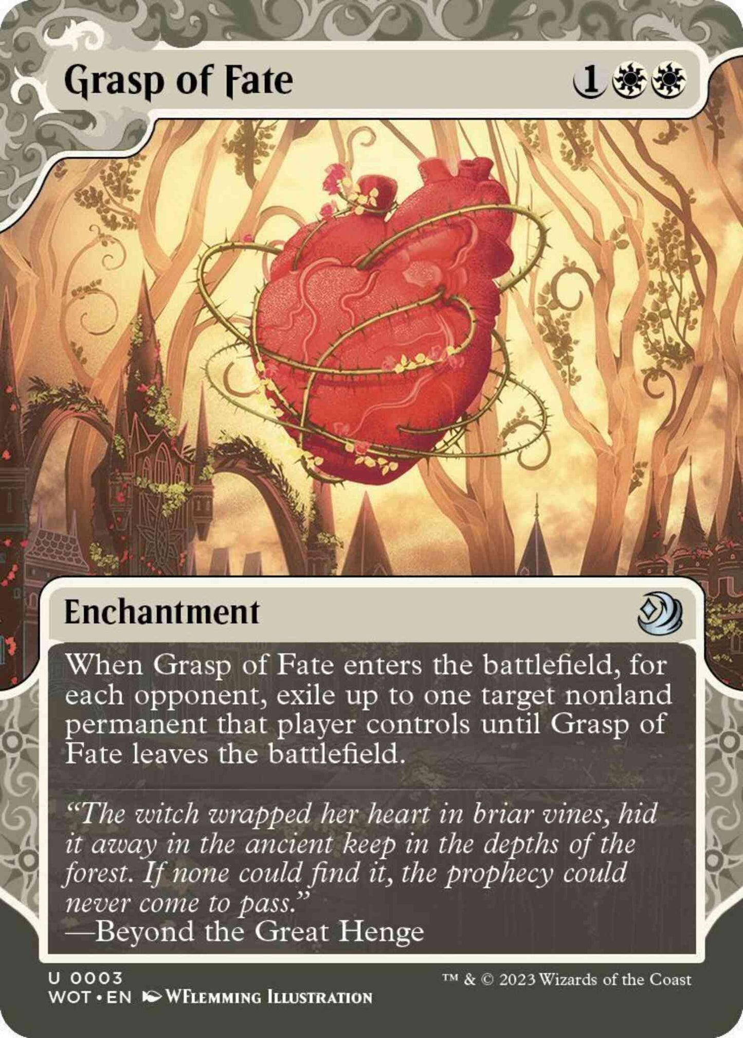 Grasp of Fate [3] [Enchanting Tale Showcase] [Wilds of Eldraine: Enchanting Tales] [Non-Foil]