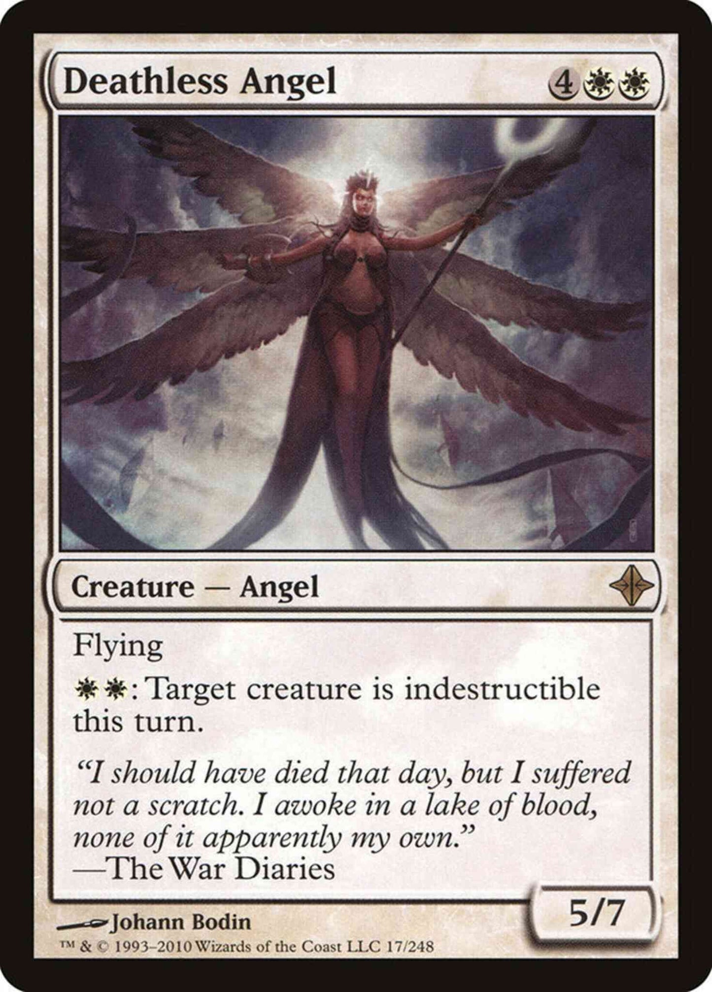 Deathless Angel [17] [Rise Of The Eldrazi] [Non-Foil]