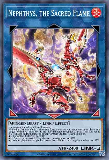 Nephthys, the Sacred Flame - HISU-EN008 - Secret Rare - 1st Edition