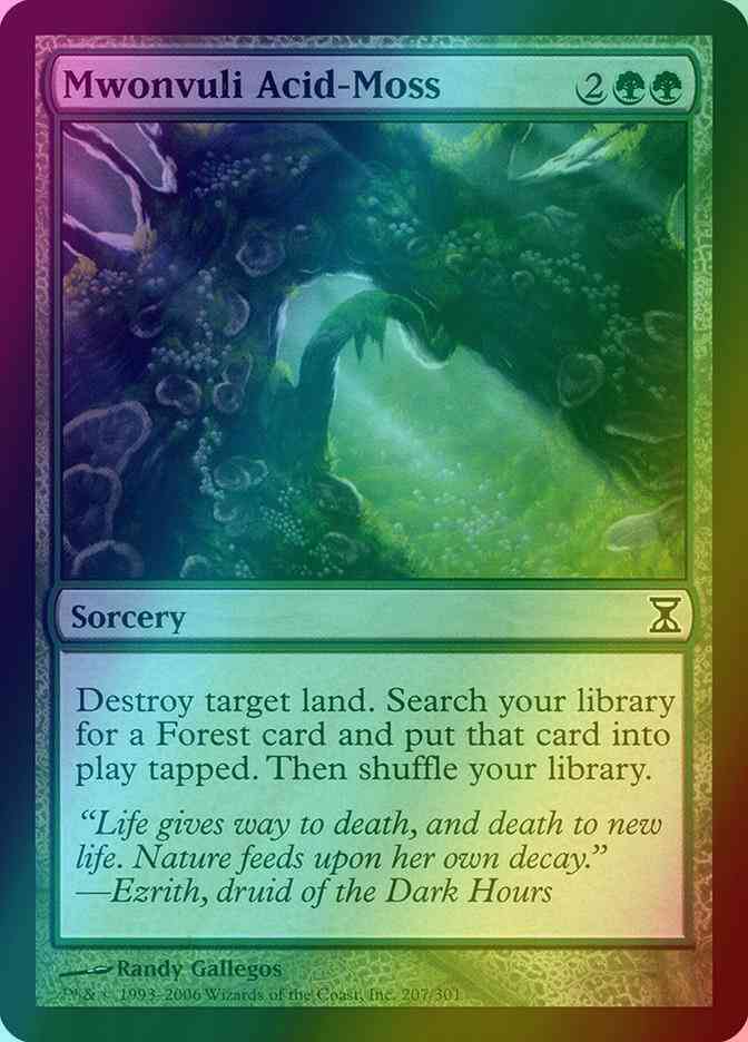 Mwonvuli Acid-Moss [207] [Time Spiral] [Foil]