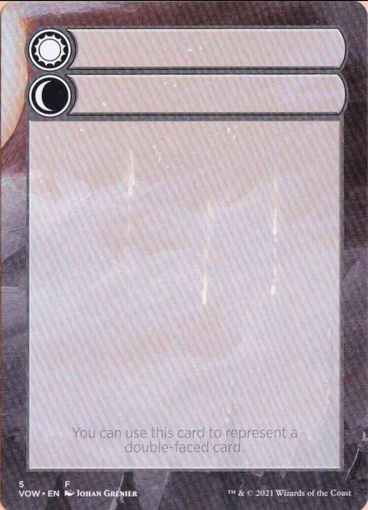 Double-Faced Substitute Card [05] [Innistrad: Crimson Vow Substitute Cards] [Non-Foil]