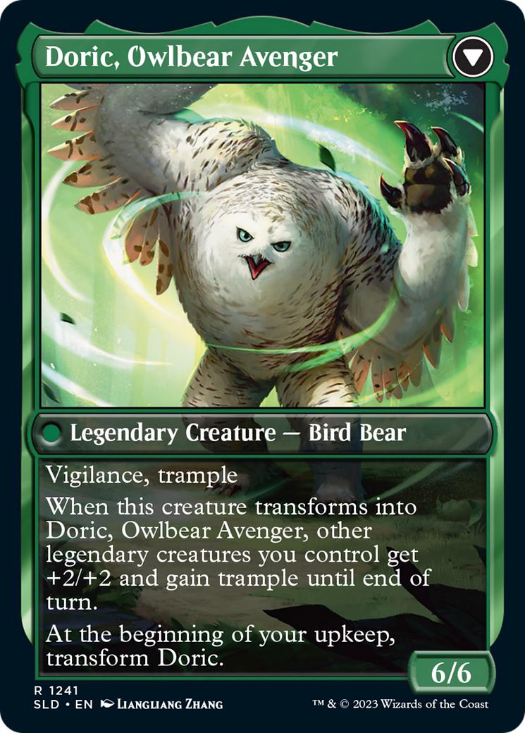Doric, Nature's Warden // Doric, Owlbear Avenger [1241] [Honor Among Thieves] [Secret Lair Drop] [Non-Foil]