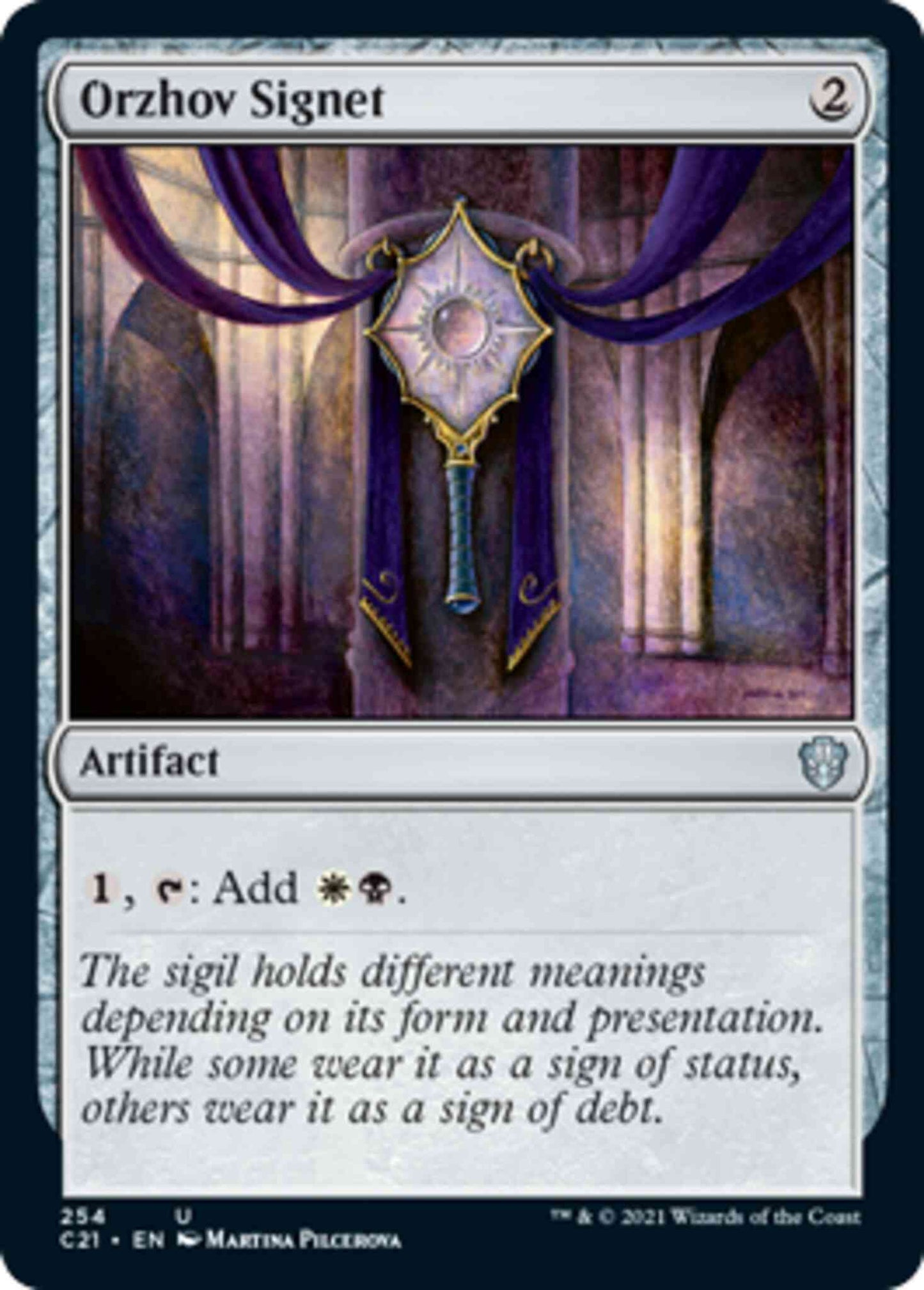 Orzhov Signet [254] [Commander 2021] [Non-Foil]