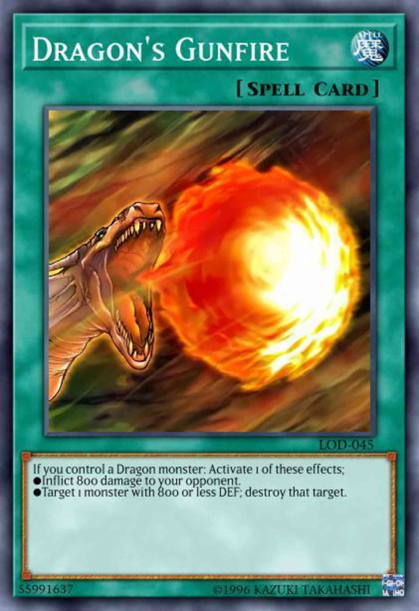 Dragon's Gunfire - LOD-045 - Common - Unlimited