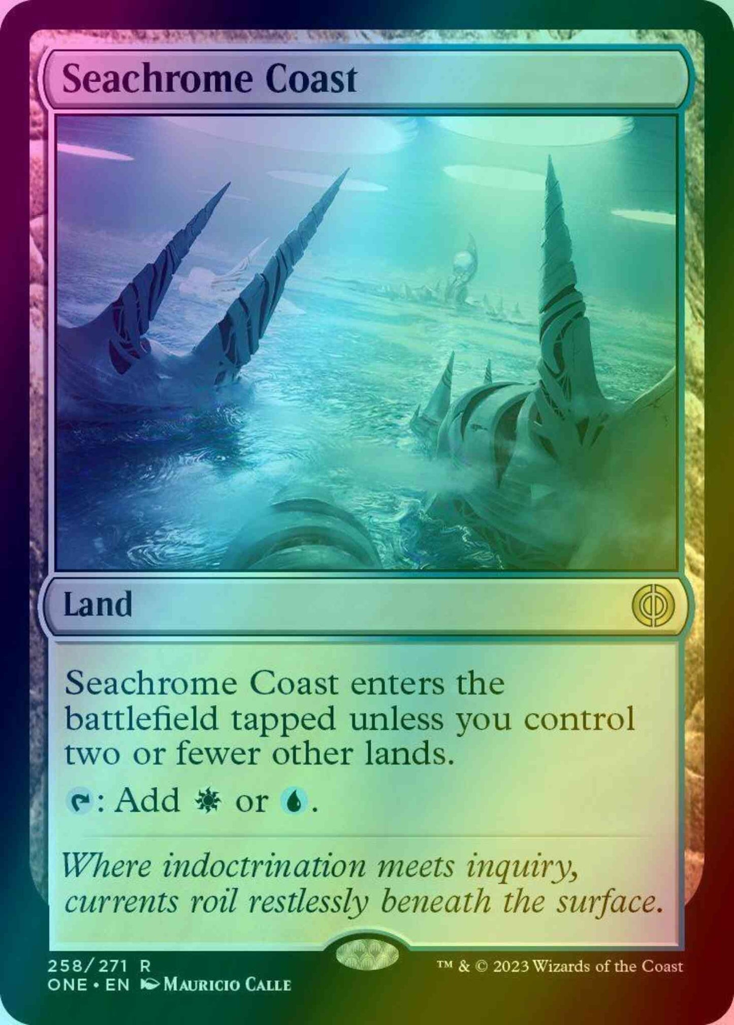 Seachrome Coast [258] [Phyrexia: All Will Be One] [Foil]