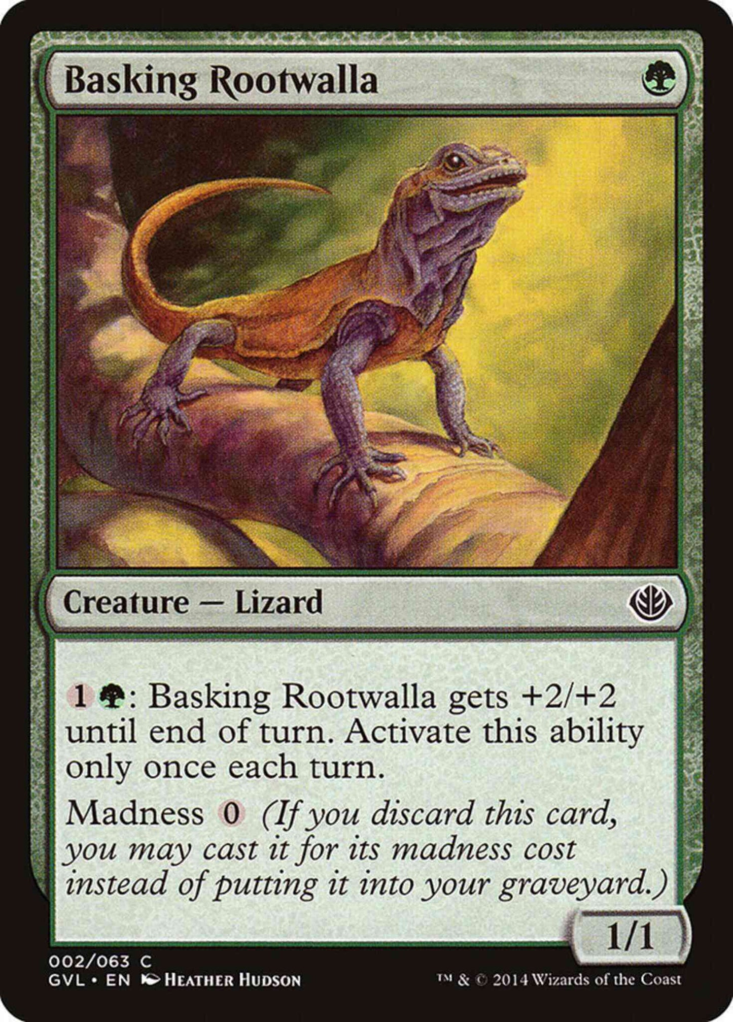 Basking Rootwalla [2] [Duel Decks Anthology: Garruk vs. Liliana] [Non-Foil]