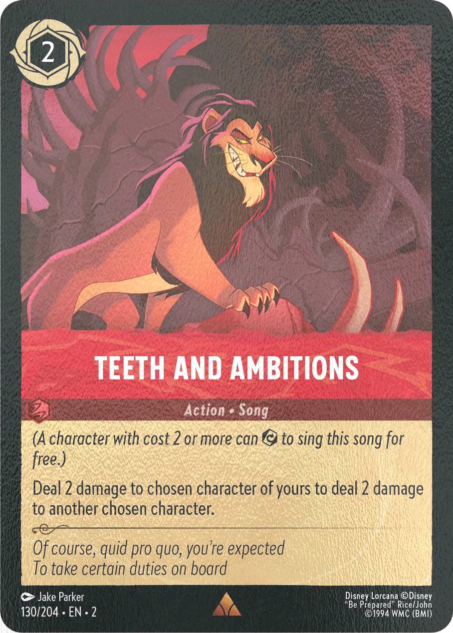 Teeth and Ambitions - 130/204 [Rise Of The Floodborn] [Cold Foil]