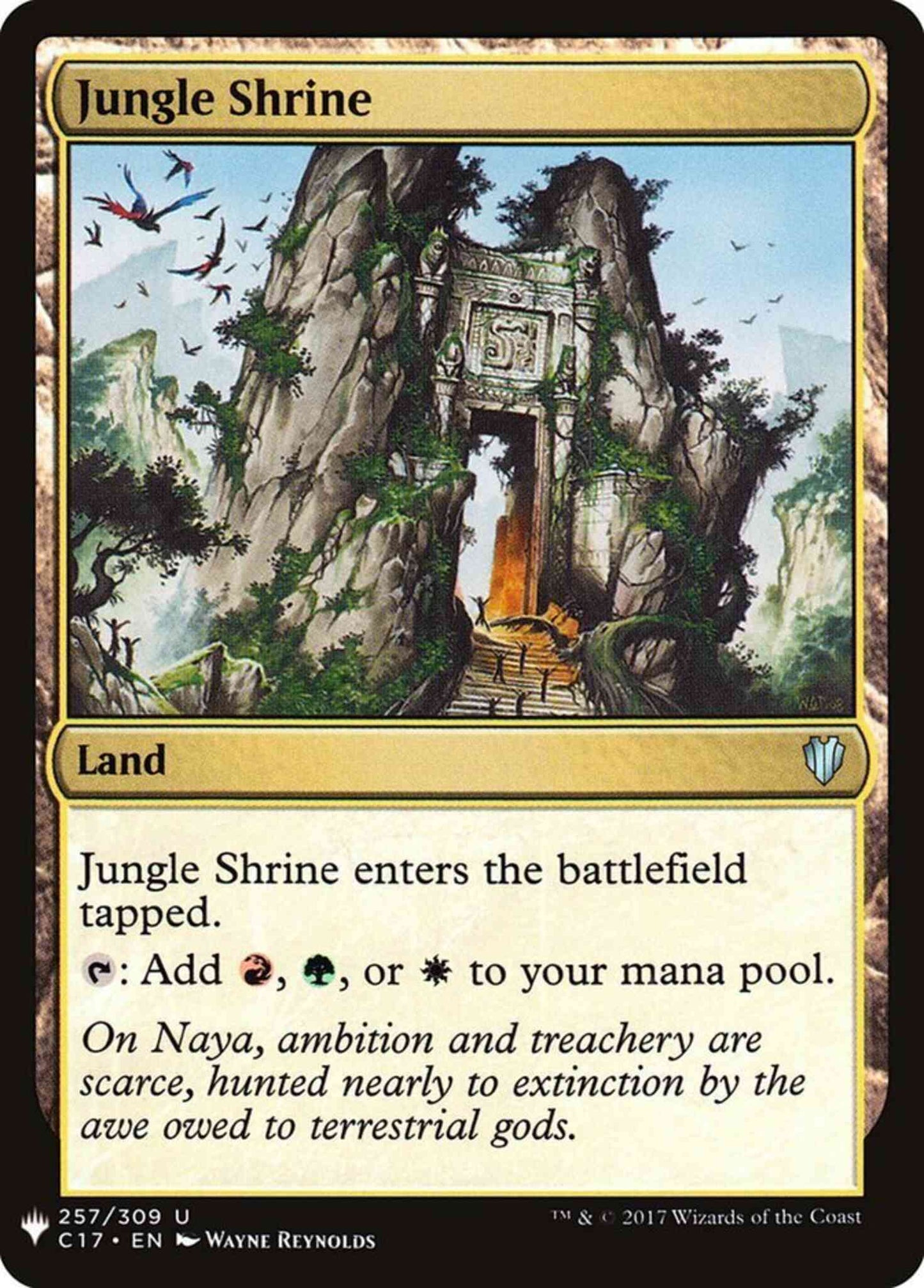 Jungle Shrine [C17-257] [The List] [Non-Foil]