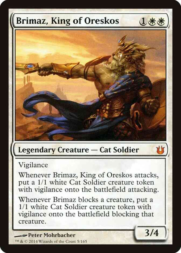 Brimaz, King of Oreskos [5] [Born of the Gods] [Non-Foil]