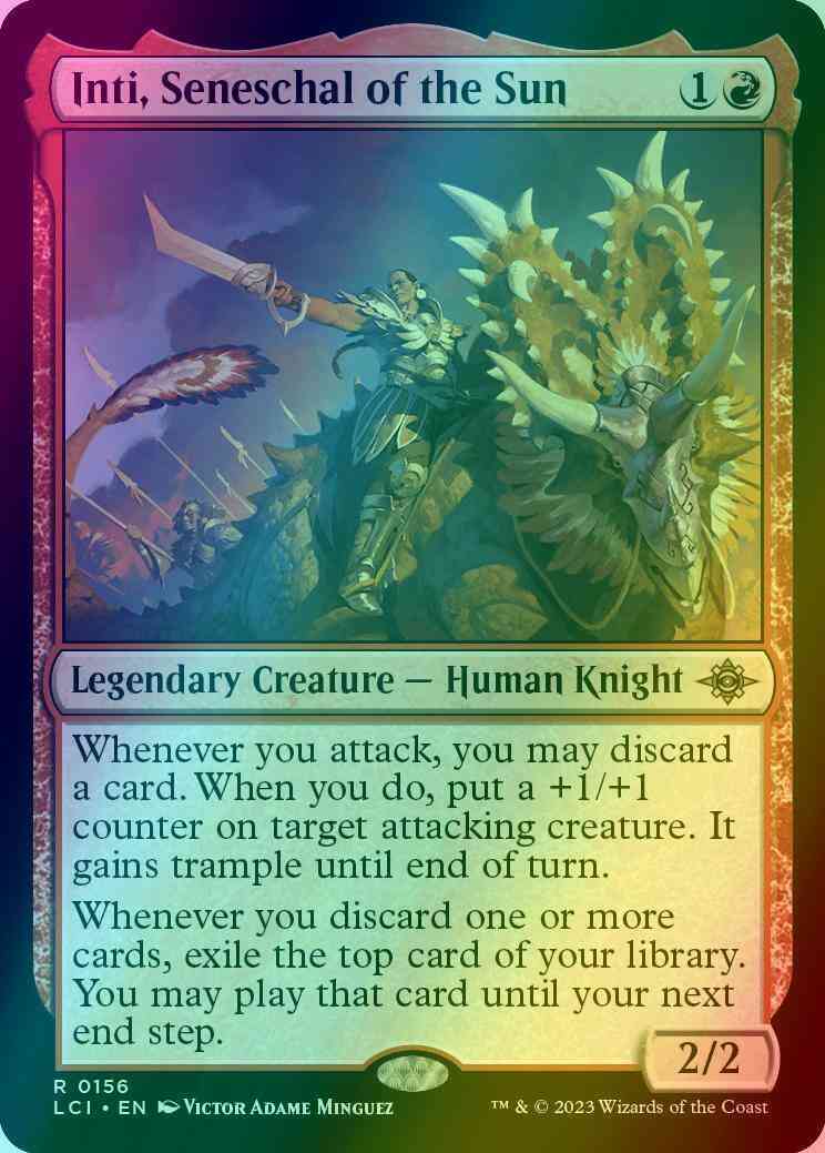 Inti, Seneschal of the Sun [156] [The Lost Caverns of Ixalan] [Foil]