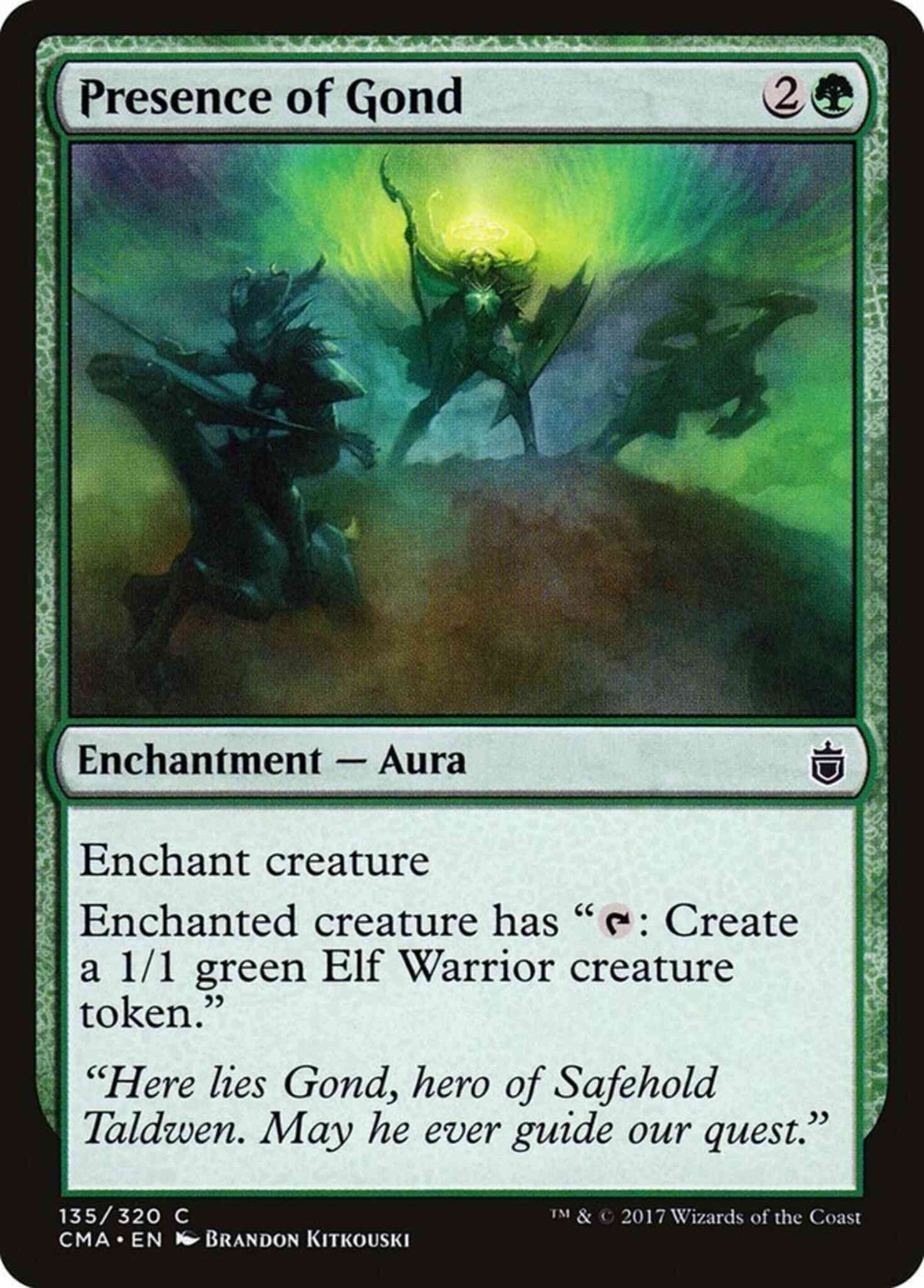 Presence of Gond [135] [Commander Anthology] [Non-Foil]