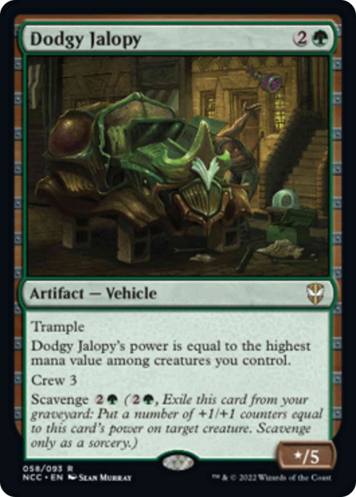 Dodgy Jalopy [58] [Streets of New Capenna: Commander] [Non-Foil]
