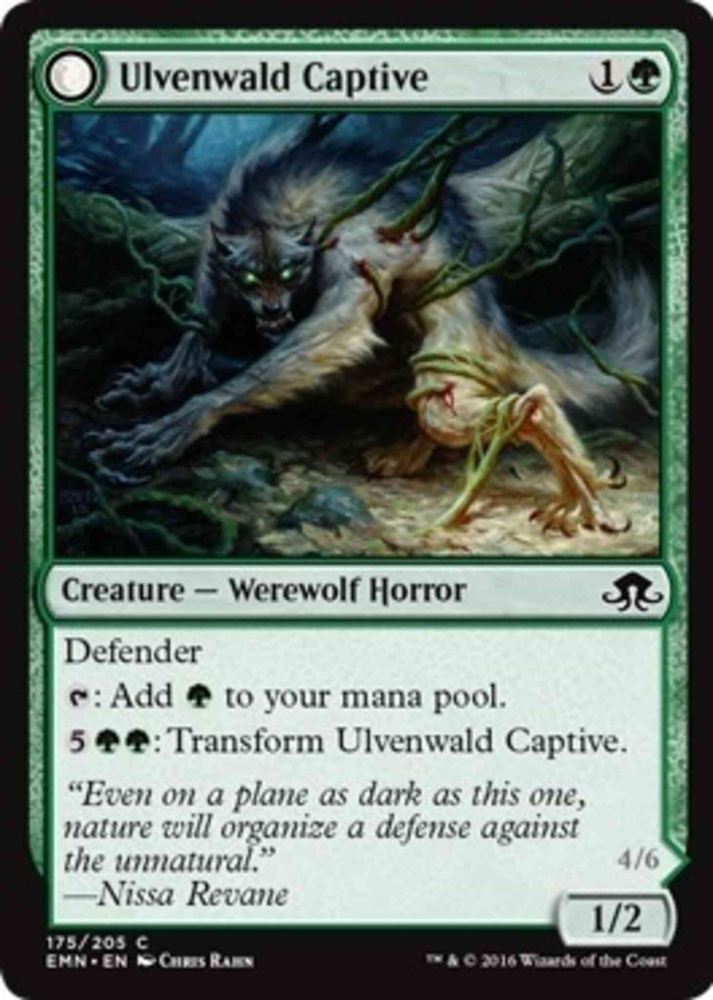 Ulvenwald Captive // Ulvenwald Abomination [175] [Eldritch Moon] [Non-Foil]