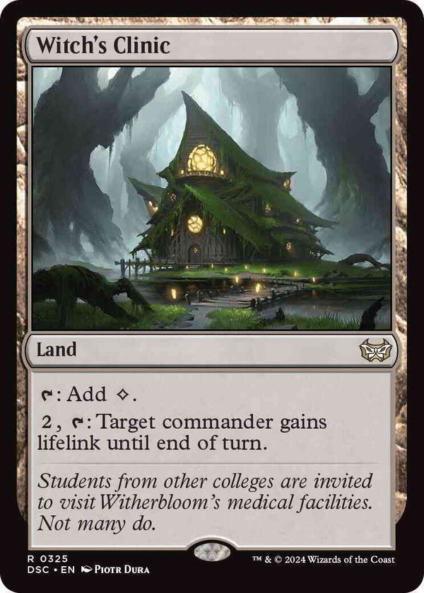 Witch's Clinic [325] [Duskmourn: House of Horror: Commander] [Non-Foil]