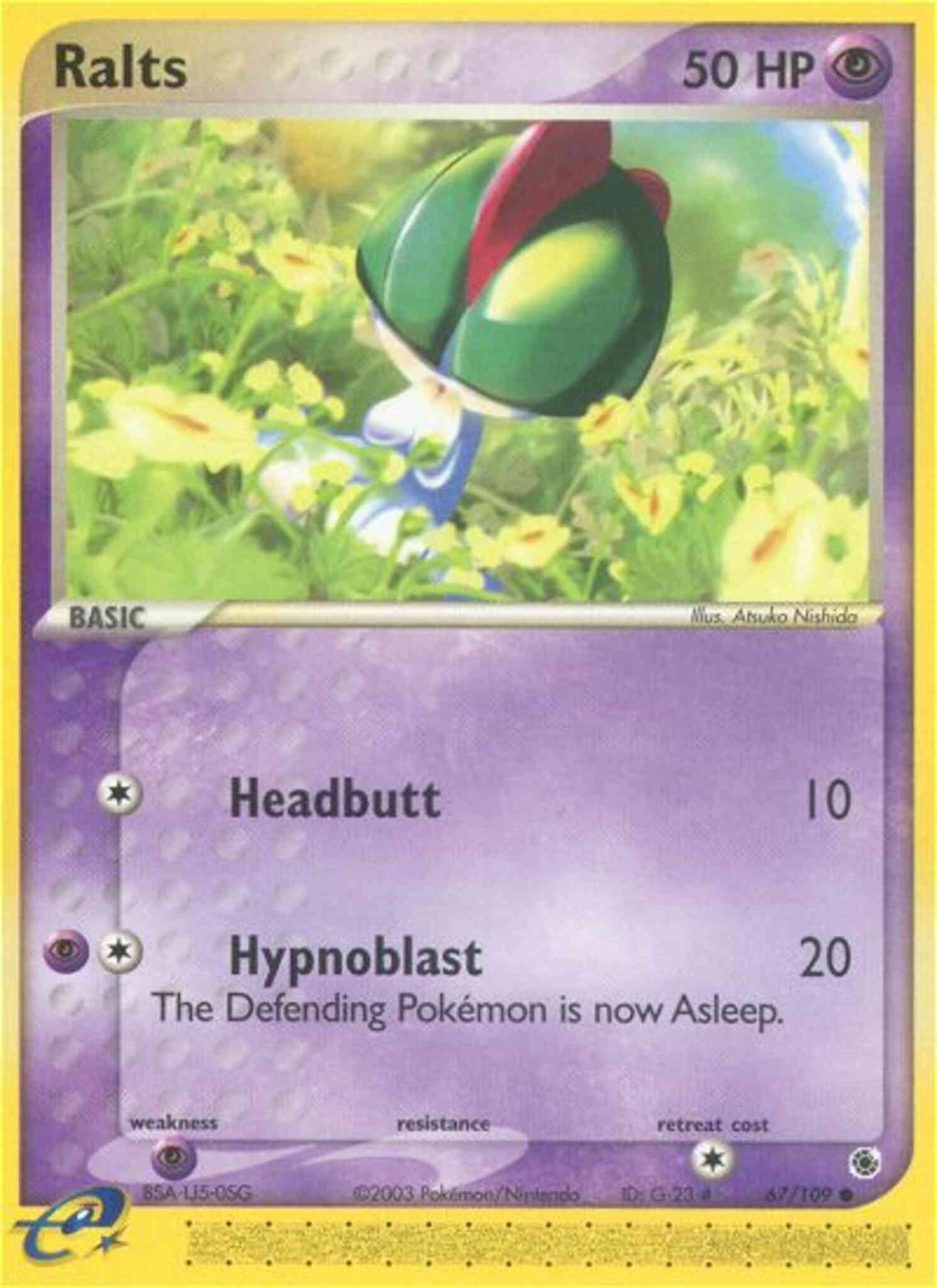 Ralts - 67/109 - Common [ex1-67] [Reverse Holo]