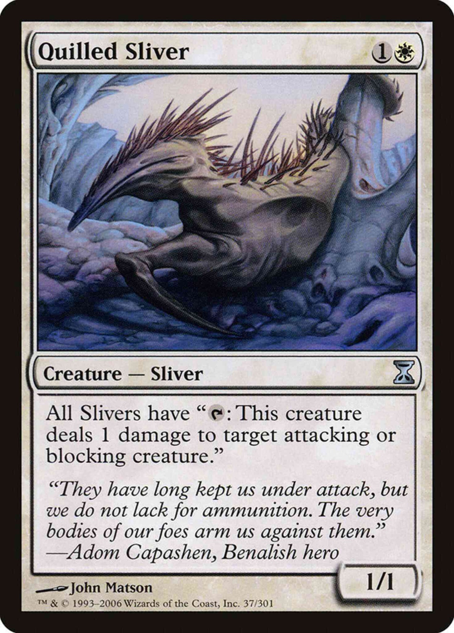 Quilled Sliver [37] [Time Spiral] [Non-Foil]