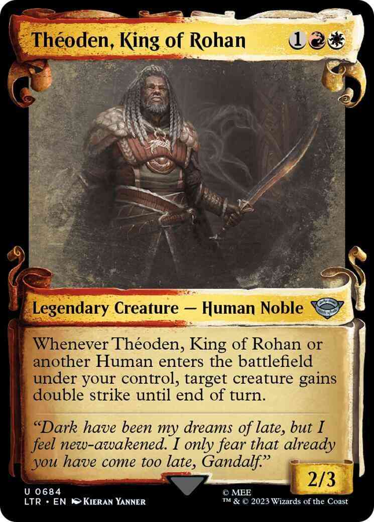 Théoden, King of Rohan [684] [Scrolls Showcase] [The Lord of the Rings: Tales of Middle-earth] [Non-Foil]