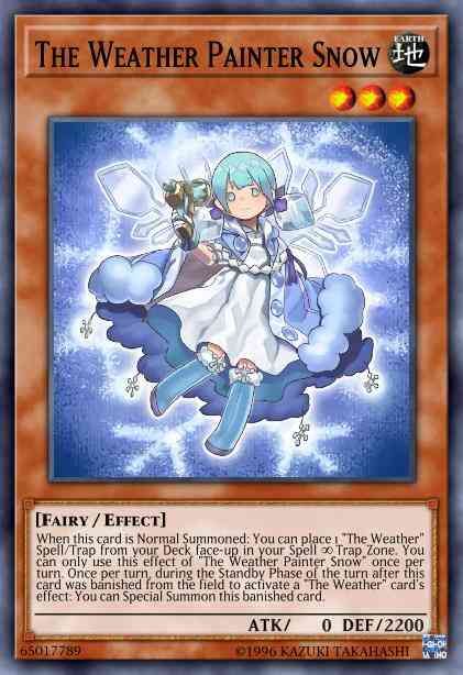 The Weather Painter Snow - SPWA-EN029 - Secret Rare - 1st Edition