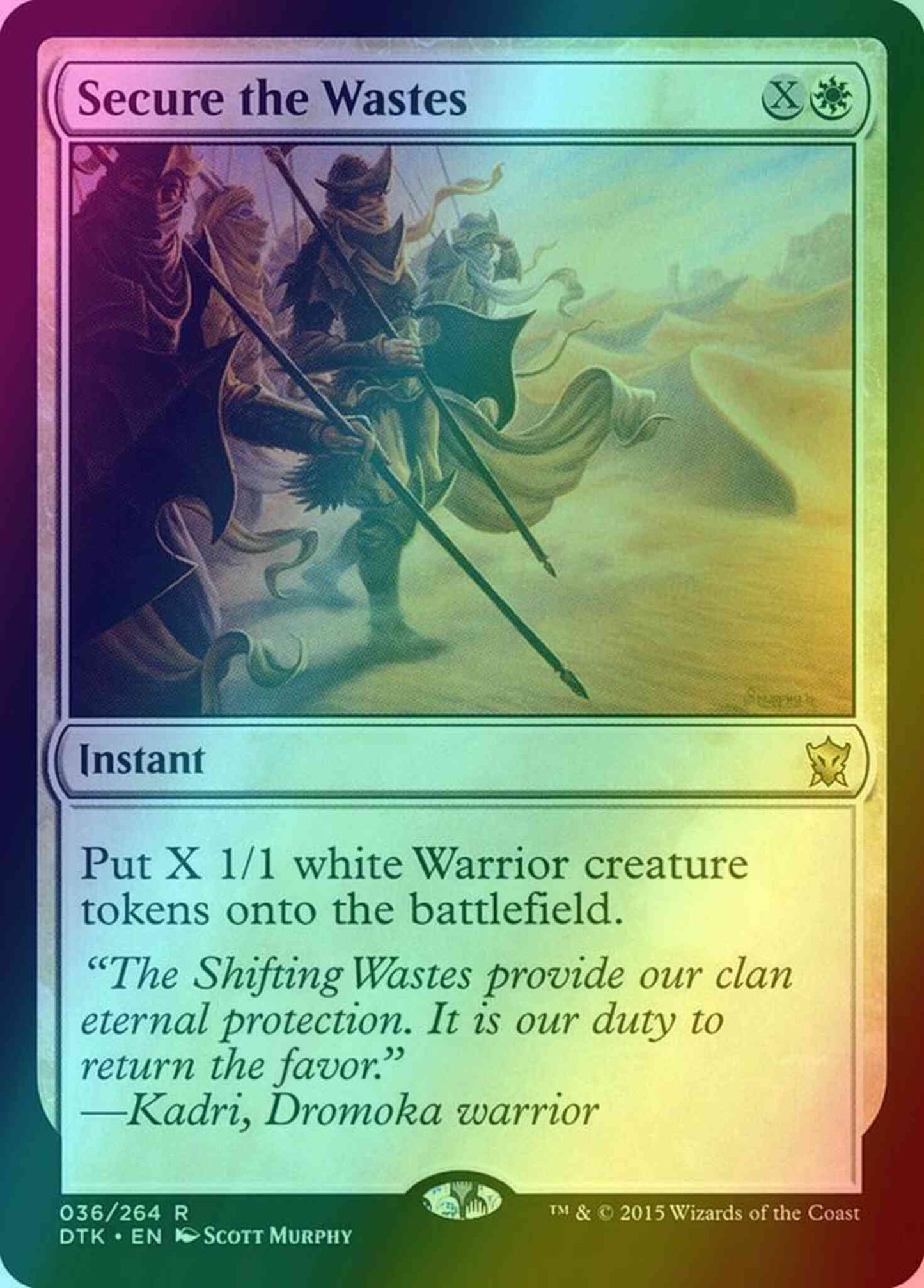 Secure the Wastes [36] [Dragons Of Tarkir] [Foil]