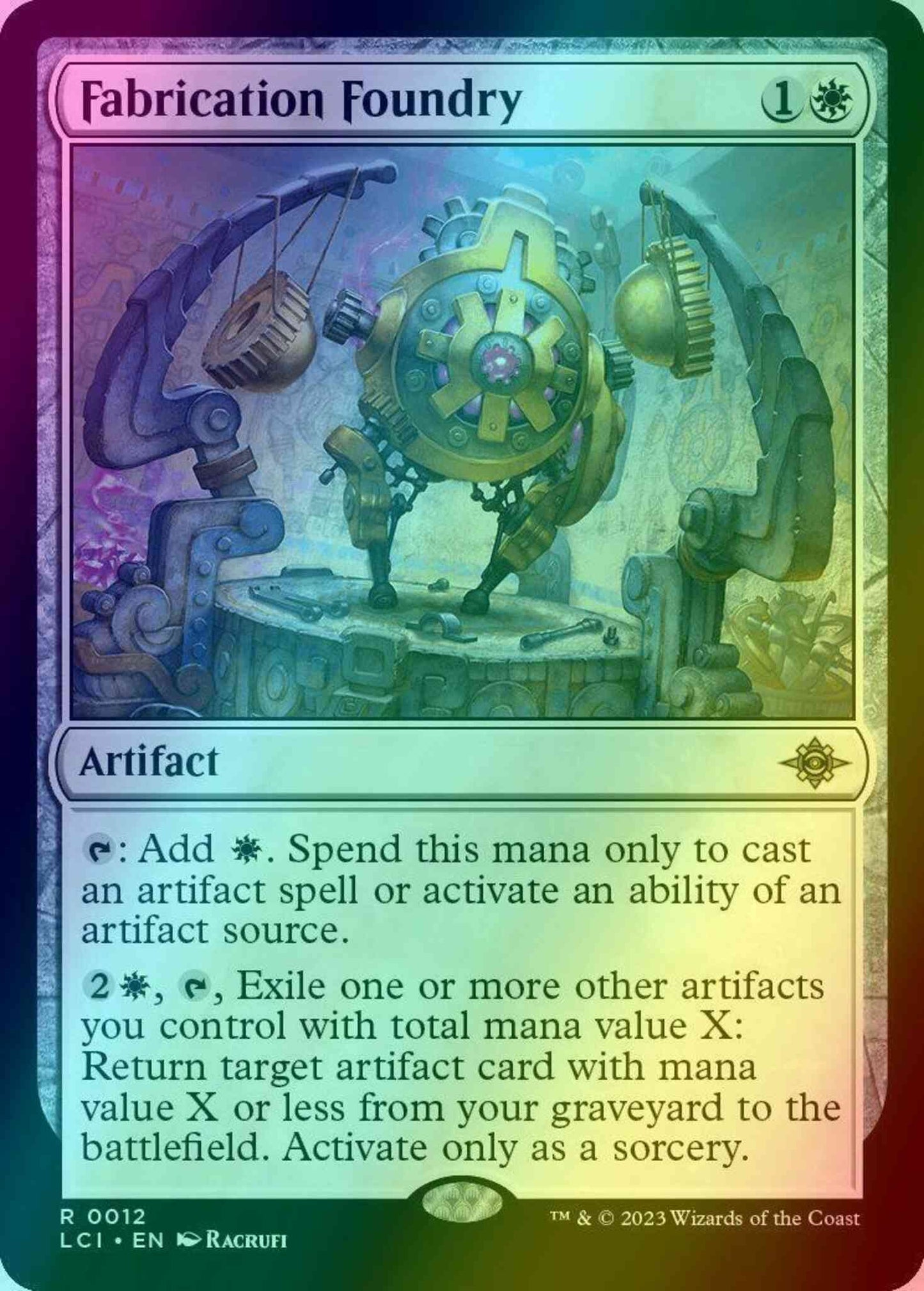 Fabrication Foundry [12] [The Lost Caverns of Ixalan] [Foil]