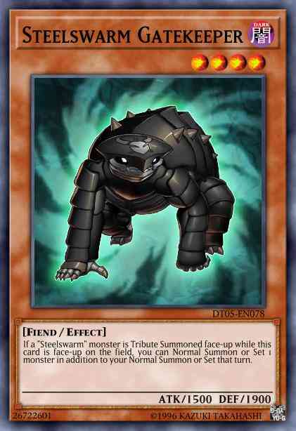 Steelswarm Gatekeeper - DT05-EN078 - Duel Terminal Normal Parallel Rare - Duel Terminal