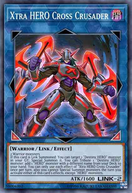 Xtra HERO Cross Crusader - DANE-EN045 - Rare - 1st Edition