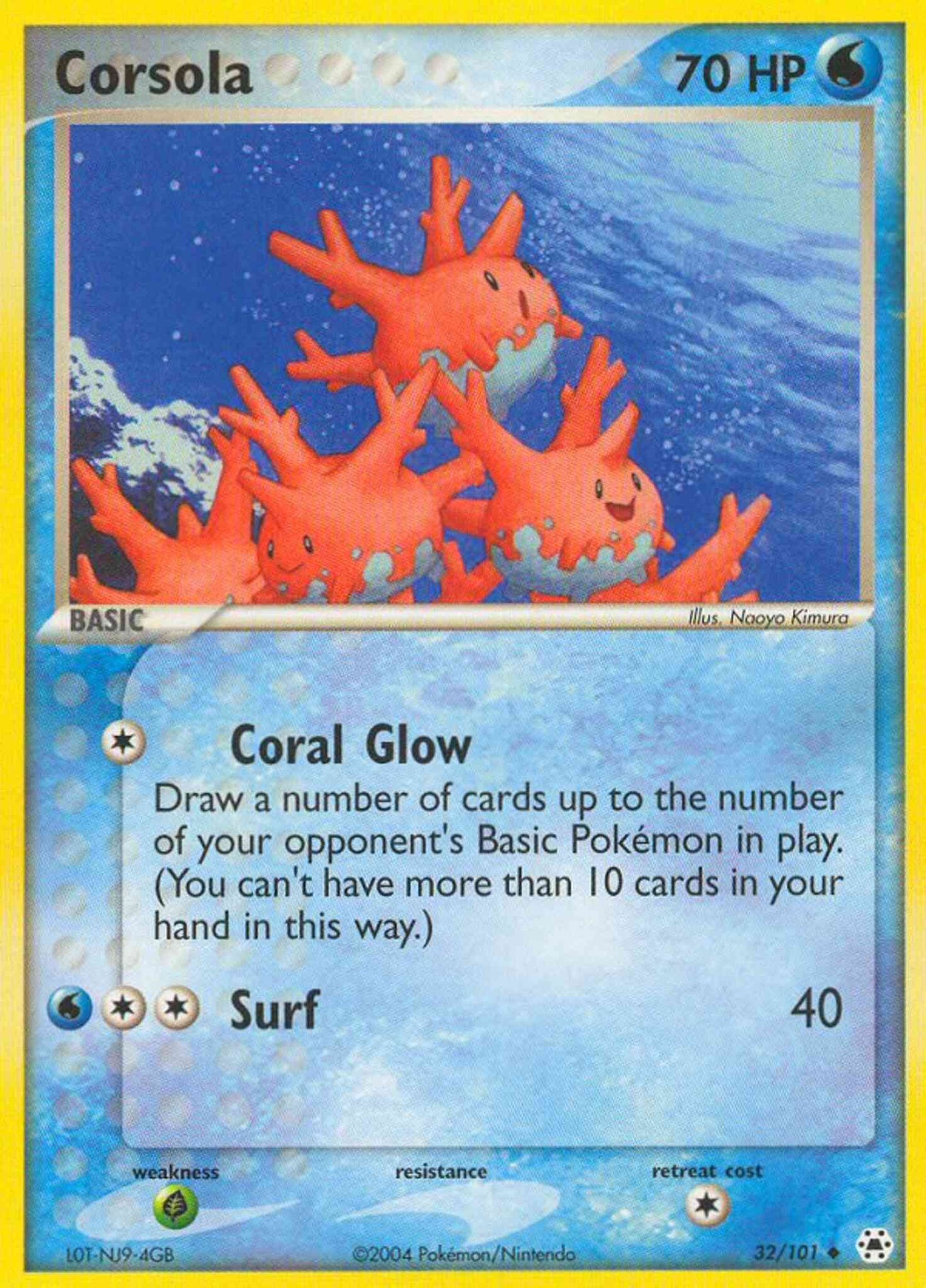 Corsola - 32/101 - Uncommon [ex5-32] [Reverse Holo]