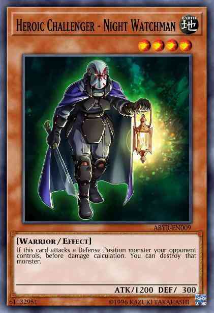 Heroic Challenger - Night Watchman - ABYR-EN009 - Common - Unlimited