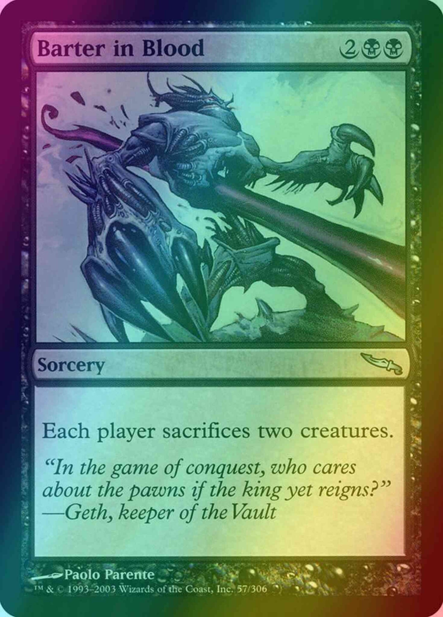 Barter in Blood [57] [Mirrodin] [Foil]