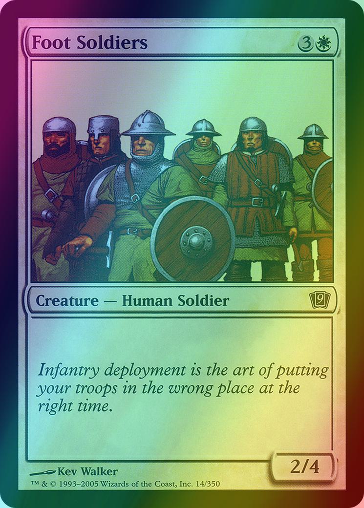 Foot Soldiers [14x] [Ninth Edition] [Foil]