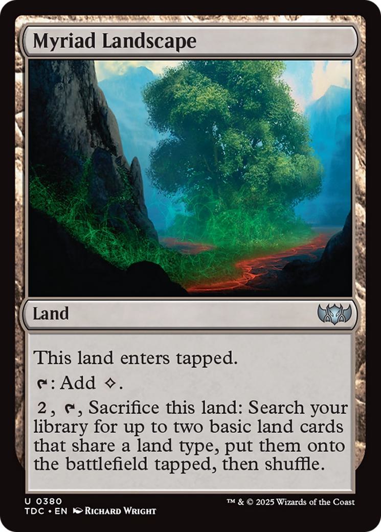 Myriad Landscape [380] [Tarkir: Dragonstorm: Commander] [Non-Foil]