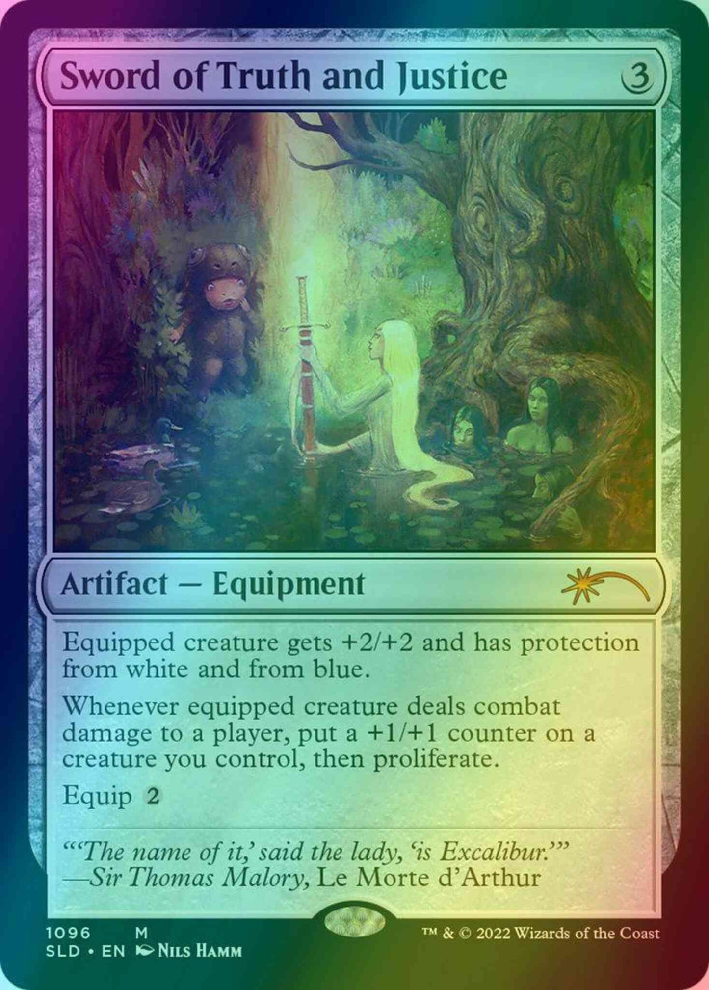 Sword of Truth and Justice [1096] [Nils Hamm] [Secret Lair Drop] [Foil]