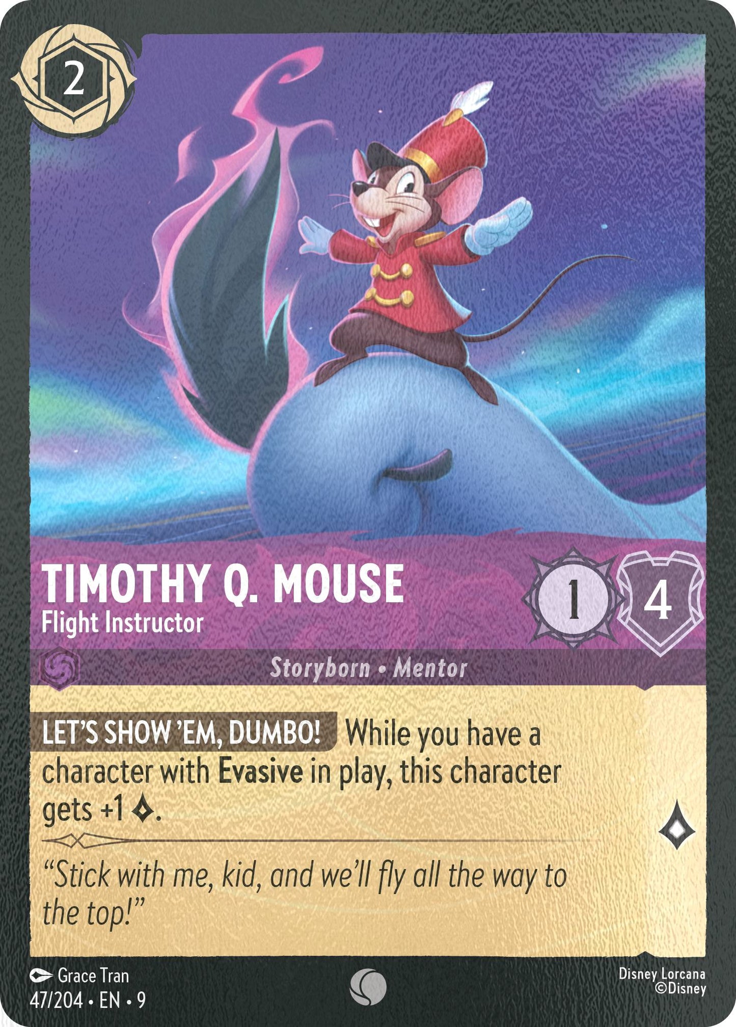 Timothy Q. Mouse - Flight Instructor - 47/204 [Fabled] [Cold Foil]