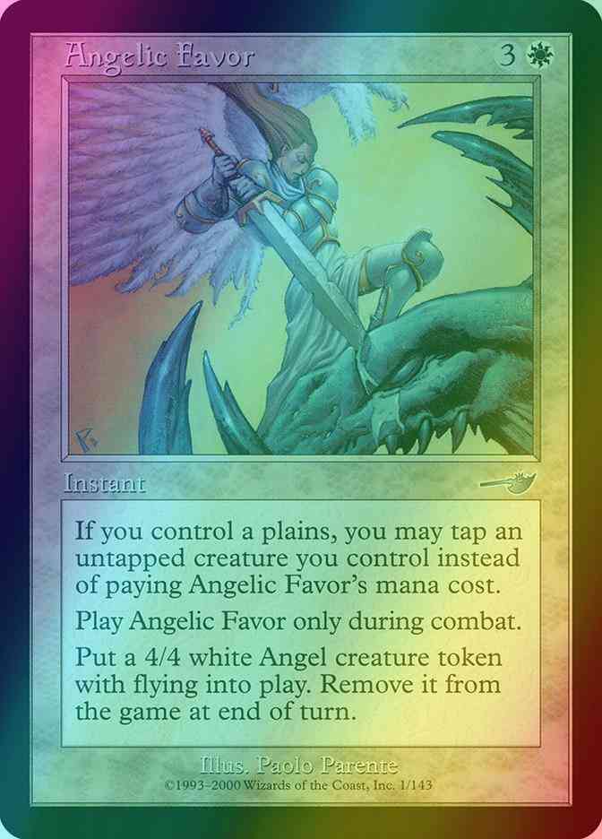 Angelic Favor [1] [Nemesis] [Foil]