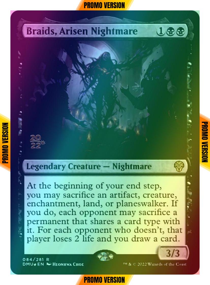 Braids, Arisen Nightmare [84s] [Prerelease] [Dominaria United: Promos] [Foil]