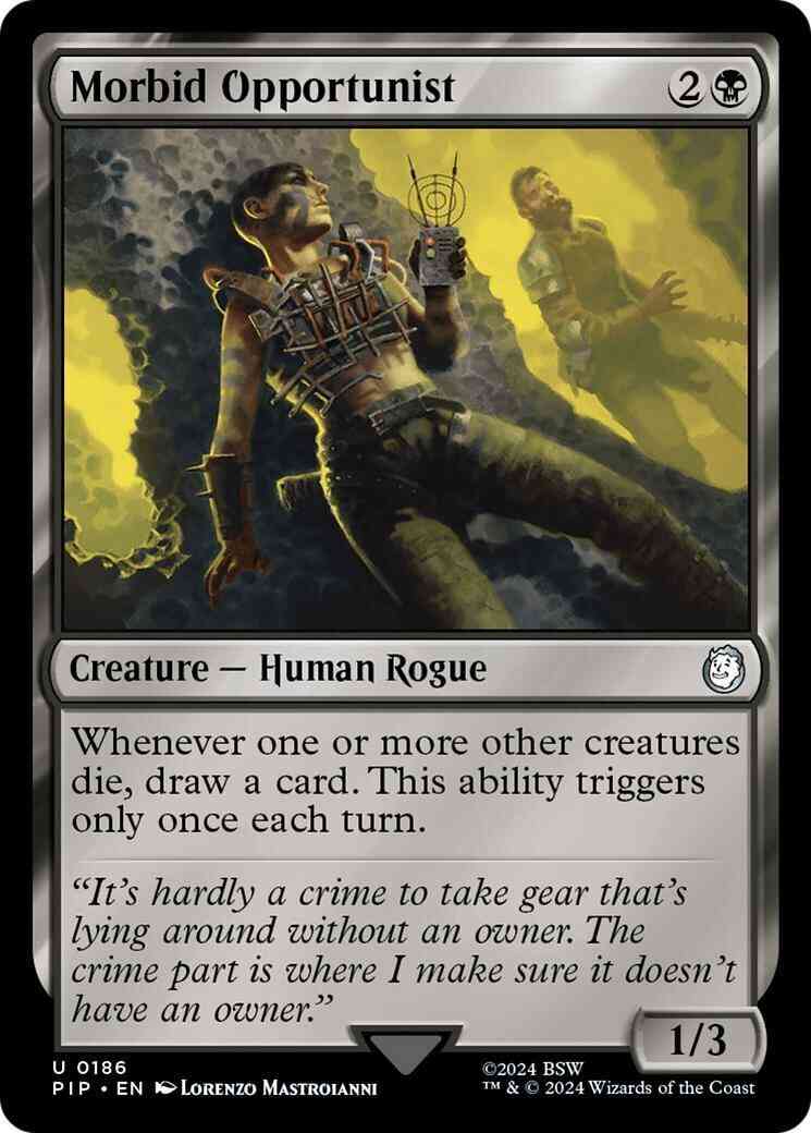 Morbid Opportunist [186] [Fallout] [Non-Foil]
