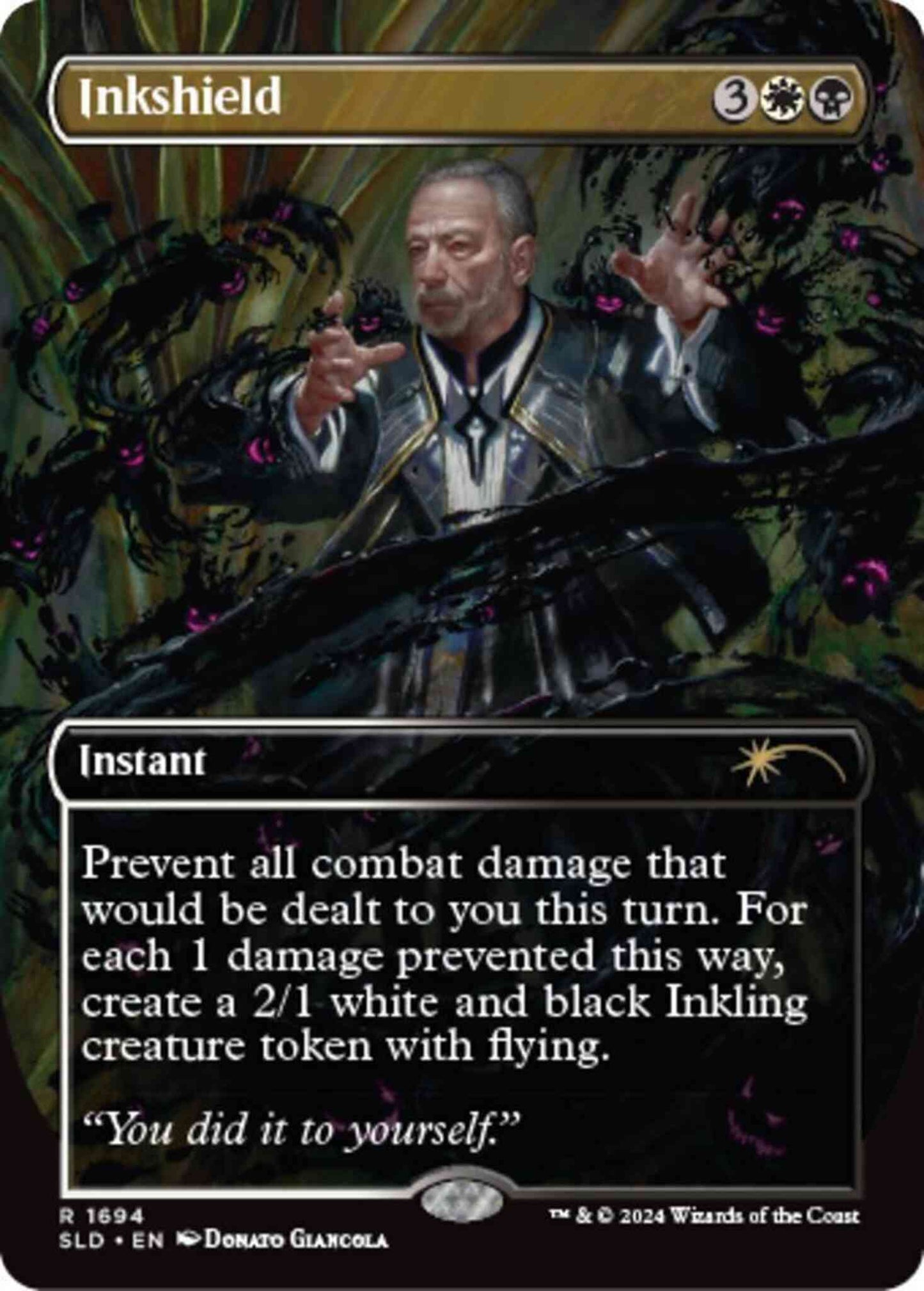 Inkshield [1694] [Borderless] [Sheldon's Spellbook] [Secret Lair Drop] [Non-Foil]