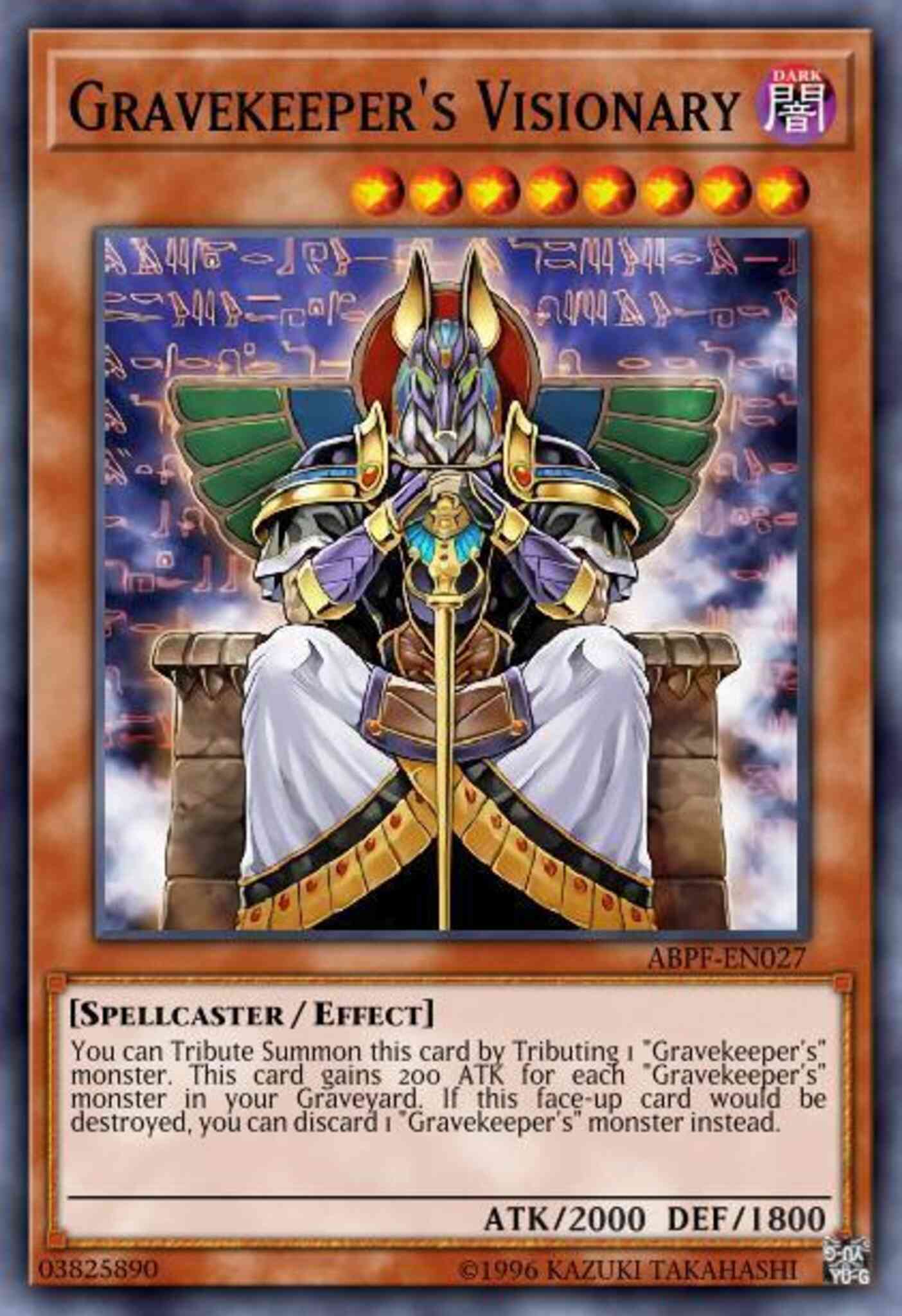 Gravekeeper's Visionary - LCJW-EN259 - Rare - 1st Edition