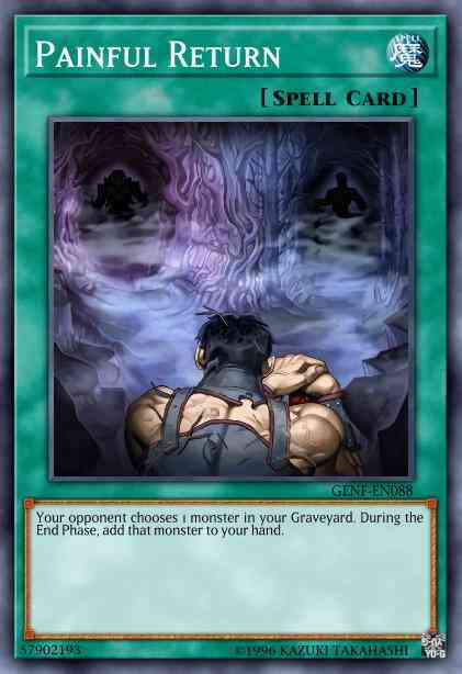 Painful Return - GENF-EN088 - Rare - 1st Edition